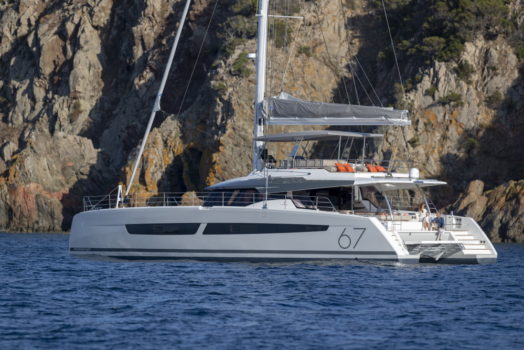 30/08/2018, Porto Vecchio (FRA, South Corsica) Chantier Fountaine-Pajot, Alegria 67