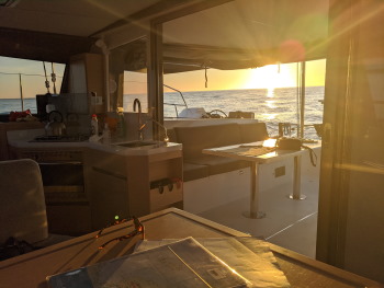 40 foot catamaran interior