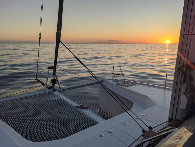 40 foot catamaran interior