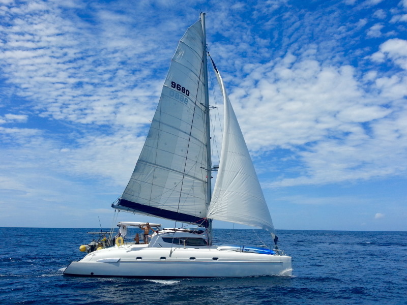 catamaran louisiane 37 fountaine pajot 1986