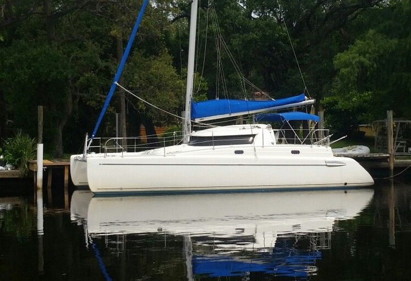 catamaran louisiane 37 fountaine pajot 1986