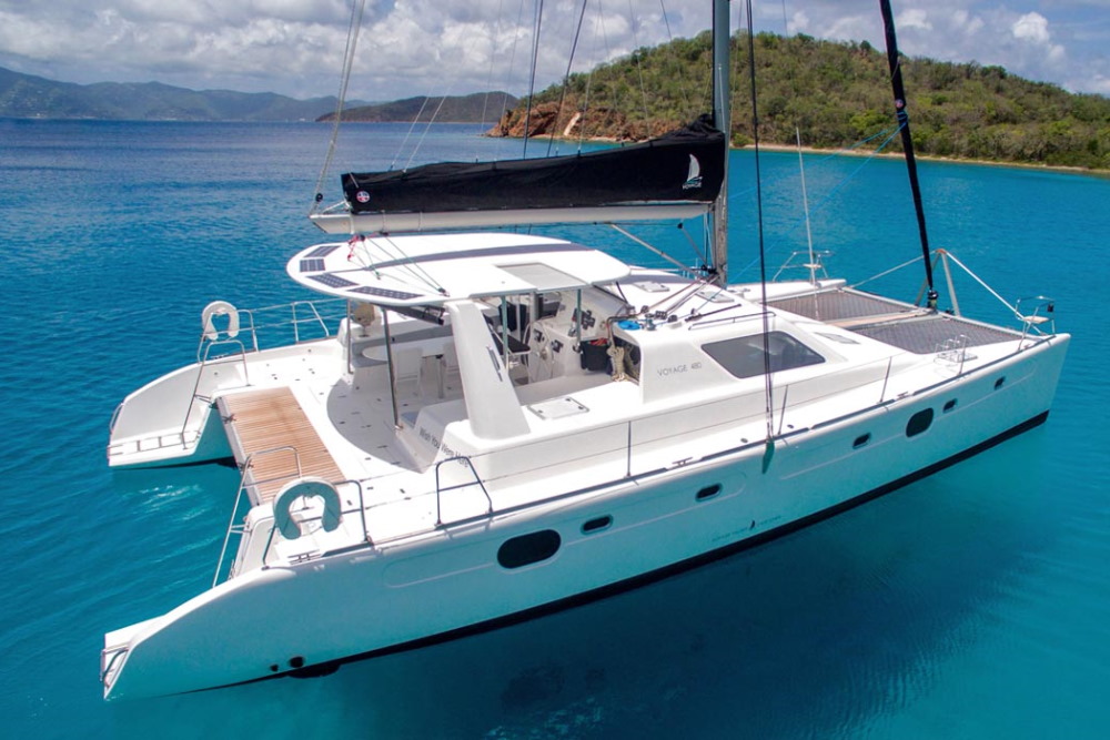 voyage 480 catamaran