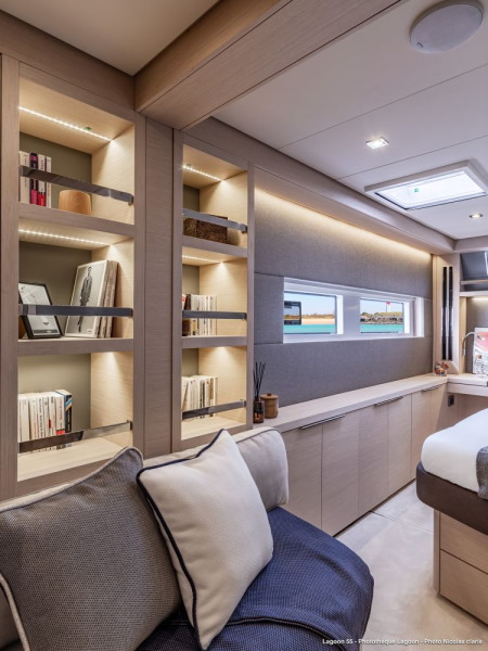 55 foot catamaran interior