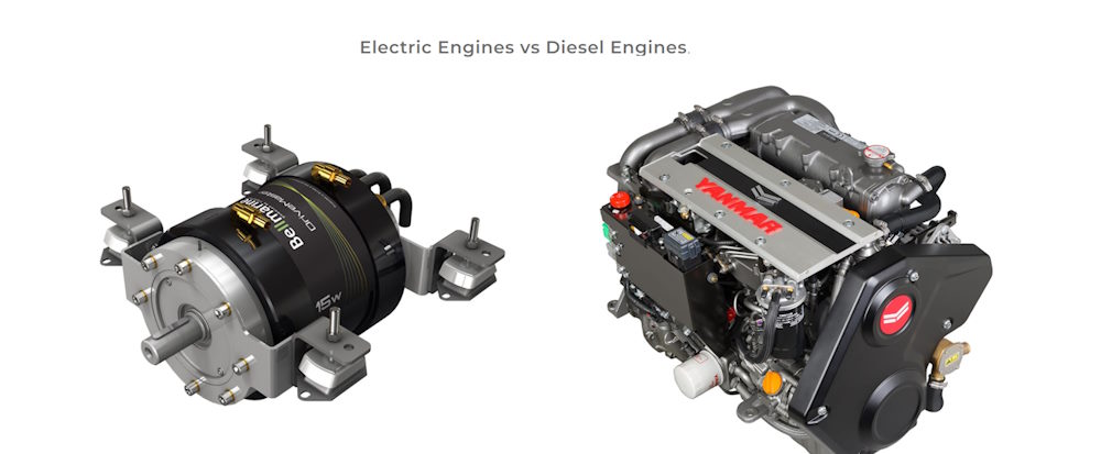 electric propulsion for catamarans