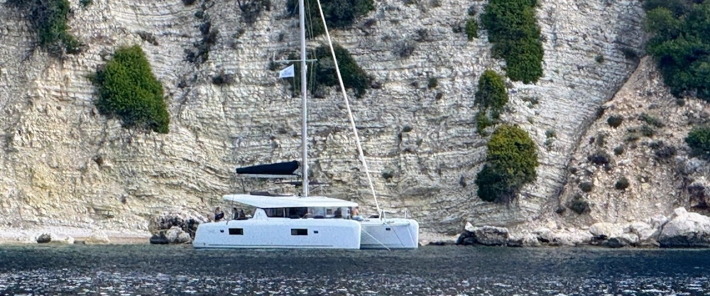 charter a catamaran in Lefkada Greece
