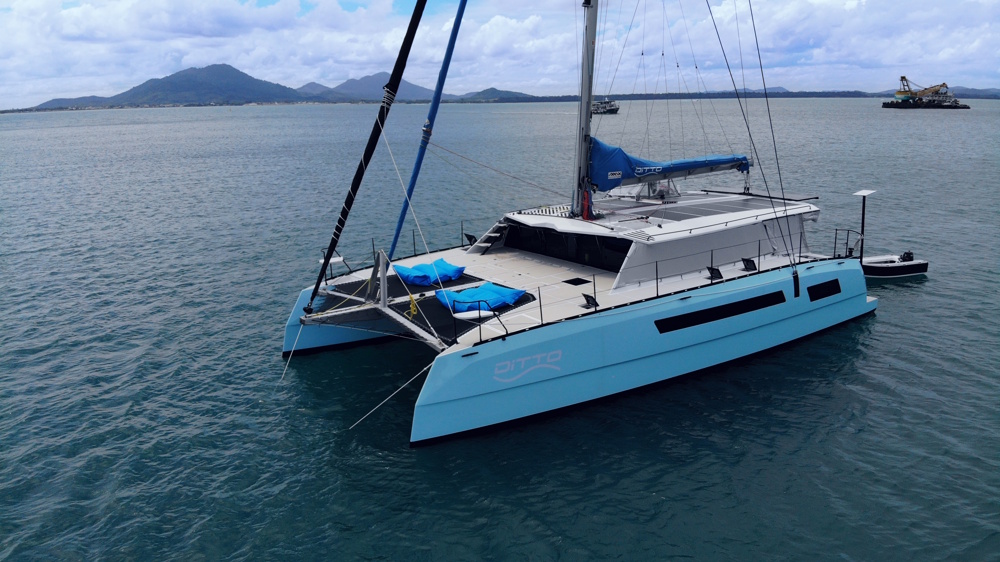 SV Ditto under sail